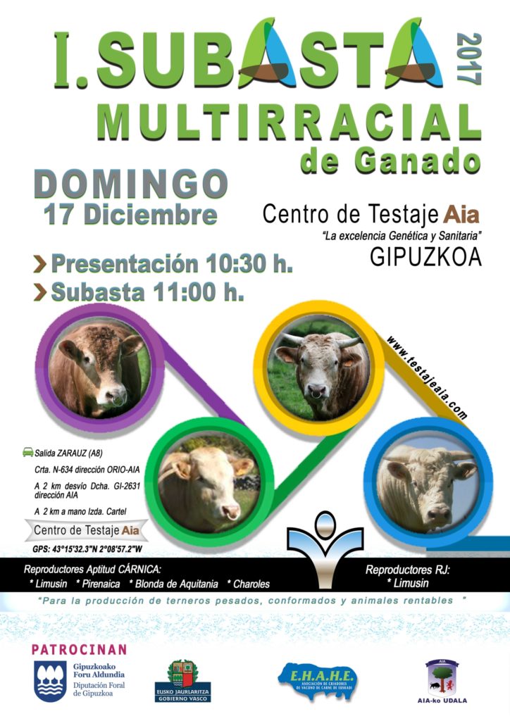 I SUBASTA MULTIRRACIAL de GANADO