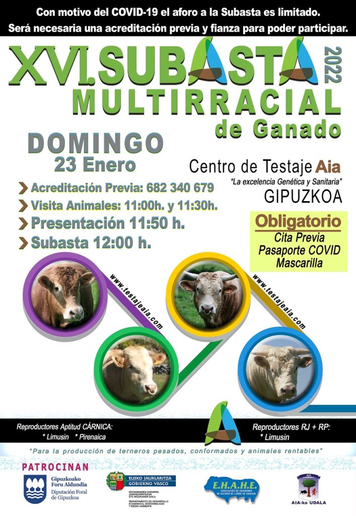 XVI SUBASTA MULTIRRACIAL DE GANADO