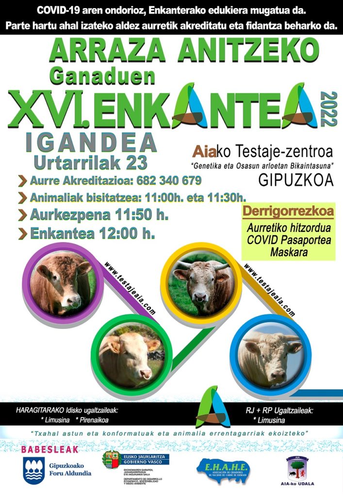 ARRAZA ANITZEKO GANADUEN XVI. ENKANTEA