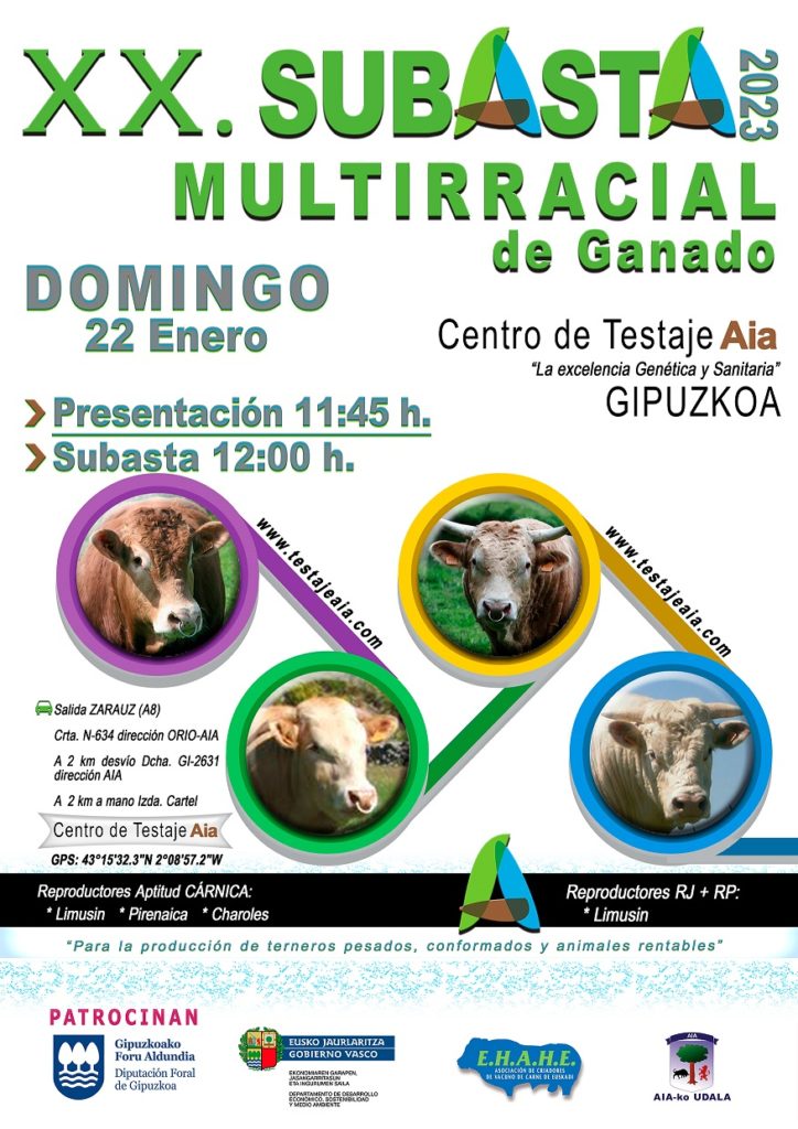 XX SUBASTA MULTIRRACIAL DE GANADO