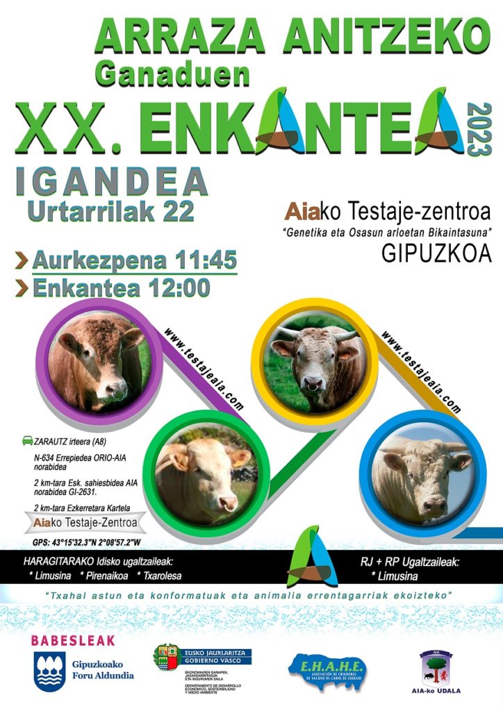 ARRAZA ANITZEKO GANADUEN XX. ENKANTEA