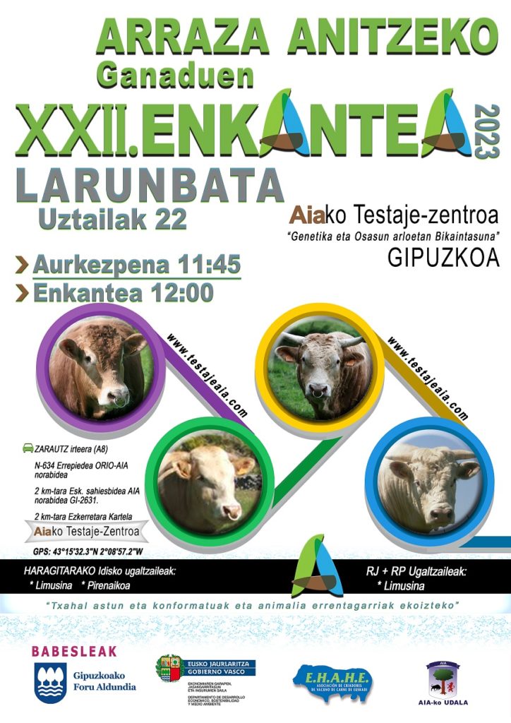 ARRAZA ANITZEKO GANADUEN XXII. ENKANTEA