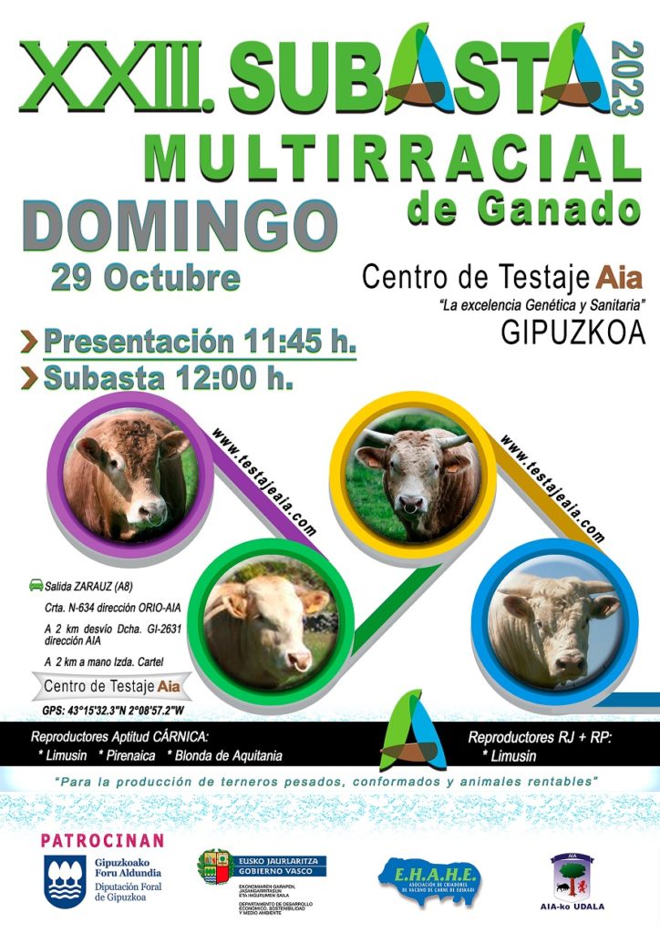 XXIII SUBASTA MULTIRRACIAL DE GANADO