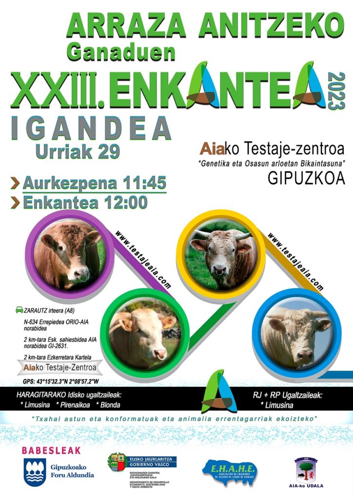 ARRAZA ANITZEKO GANADUEN XXIII. ENKANTEA