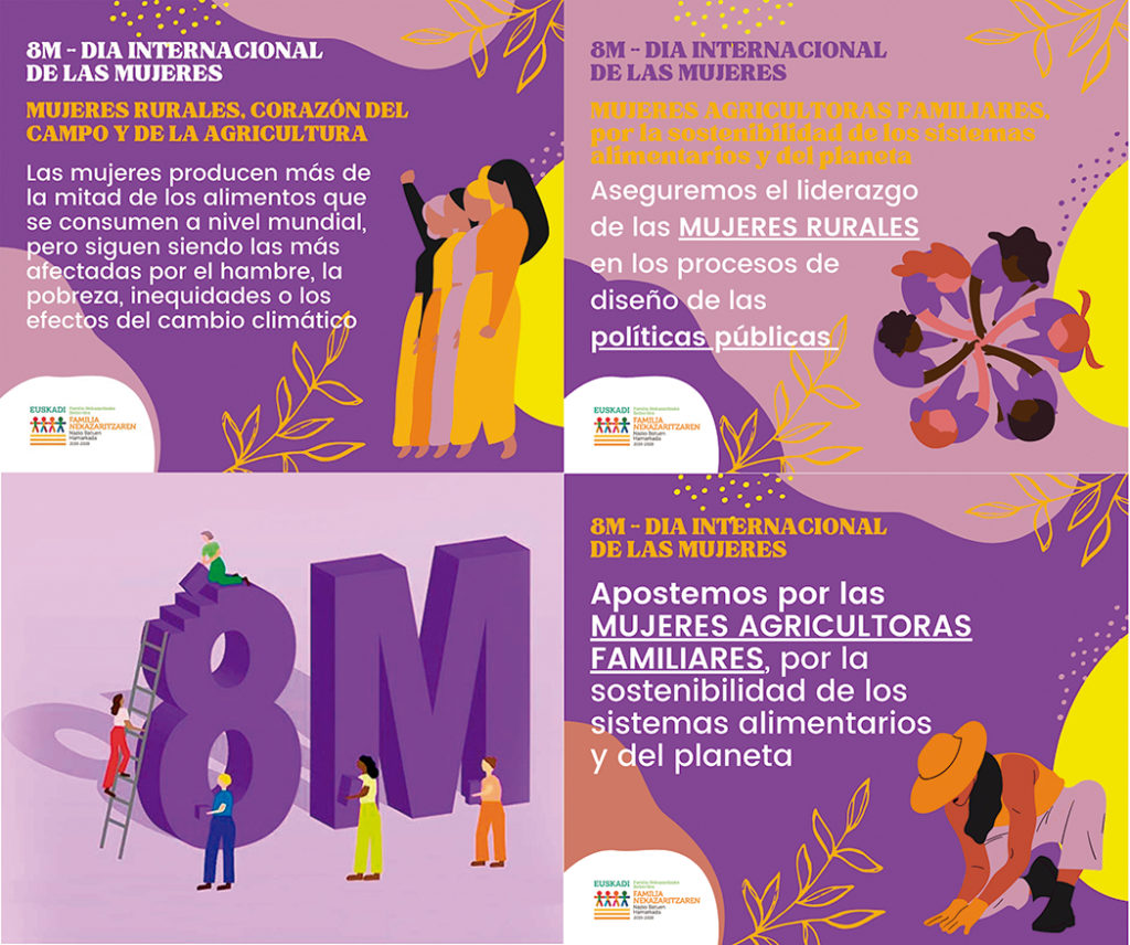 8M - MUJERES AGRICULTORAS FAMILIARES, POR LA SOSTENIBILIDAD DE LOS SISTEMAS ALIMENTARIOS Y DEL PLANETA
