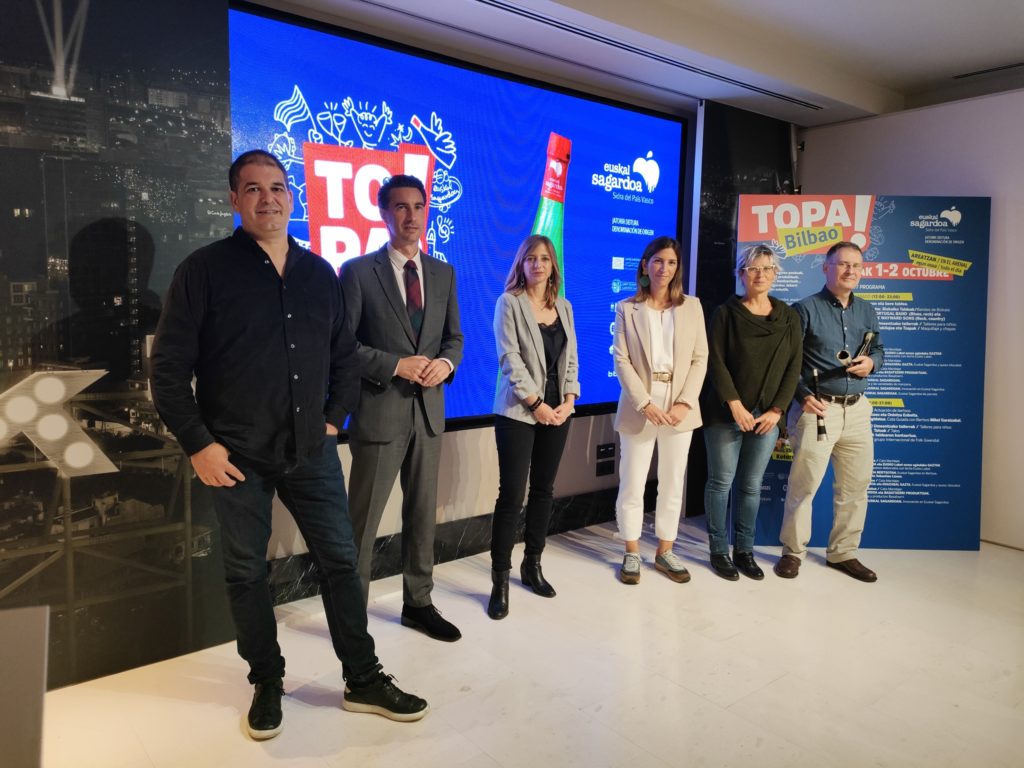 TOPA BILBAO! URRIAREN 1 ETA 2AN AREATZAN, JATORRI DEITURAKO EUSKAL SAGARDOA PROTAGONISTA DELA