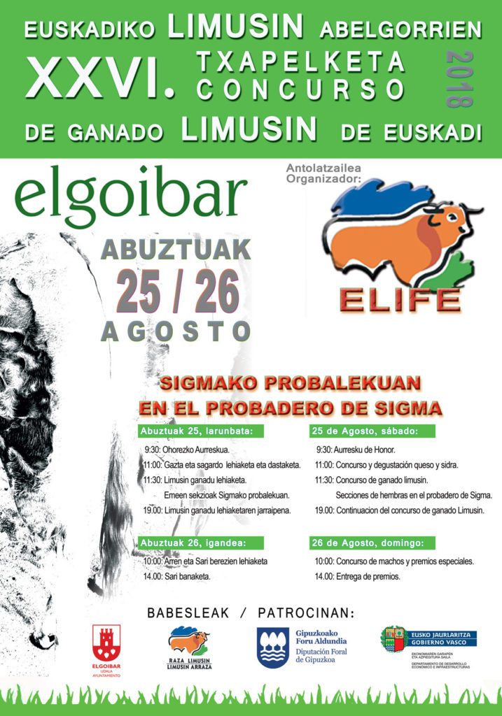 XXVI CONCURSO de GANADO LIMUSIN de EUSKADI