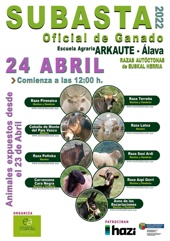 Subasta Oficial de Ganado de ARKAUTE