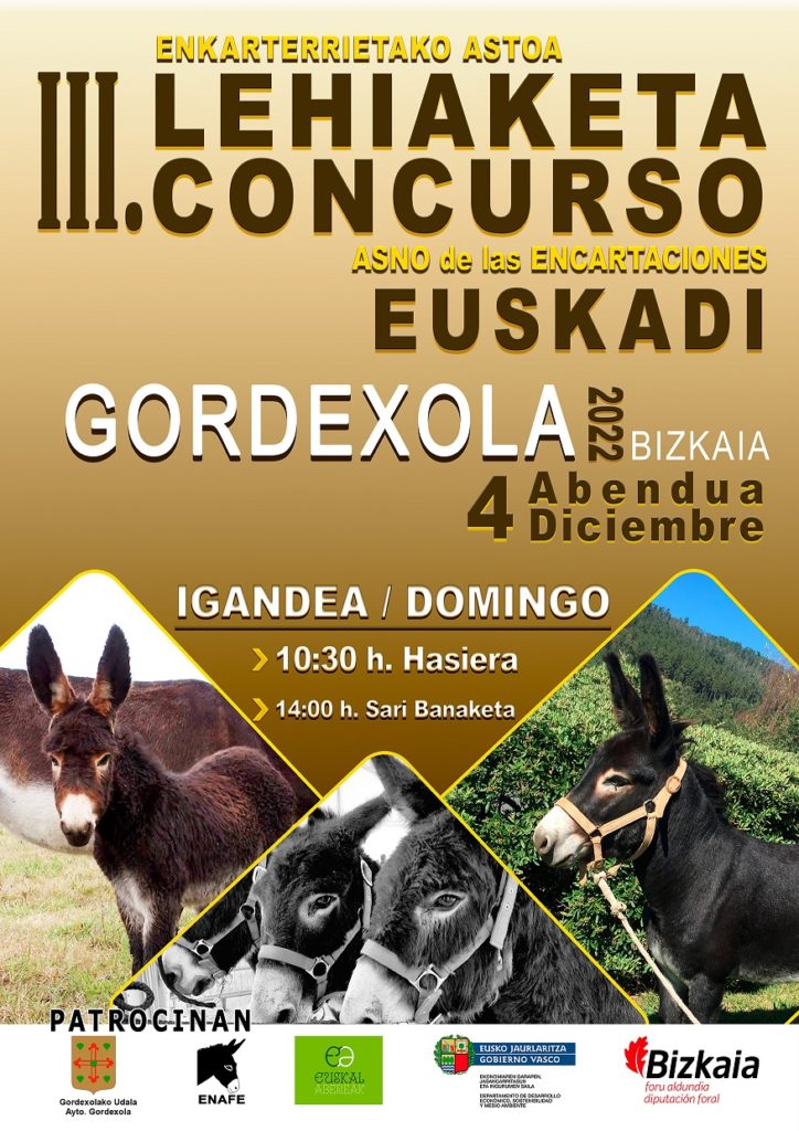 III Concurso Morfológico del Asno de las Encartaciones de Euskadi