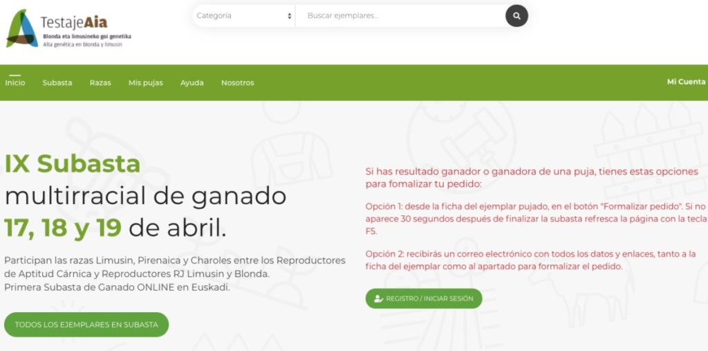 ARRAZA ANITZEKO GANADUEN IX. ENKANTEAREN emaitza – ON LINE