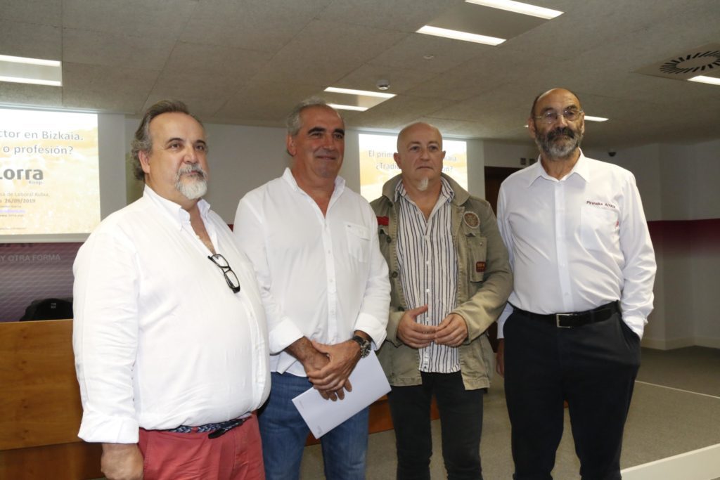 El primer sector de Bizkaia se reivindica como profesionales que gestionan el 85% del territorio