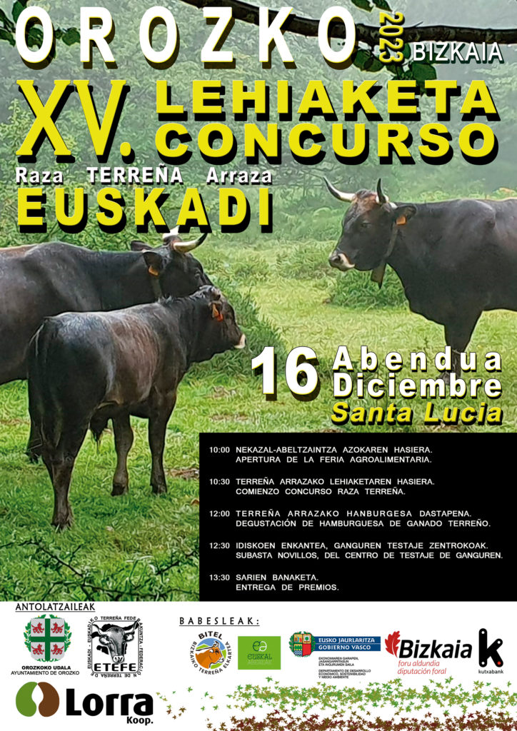 XV CONCURSO DE GANADO TERREÑO DE EUSKADI