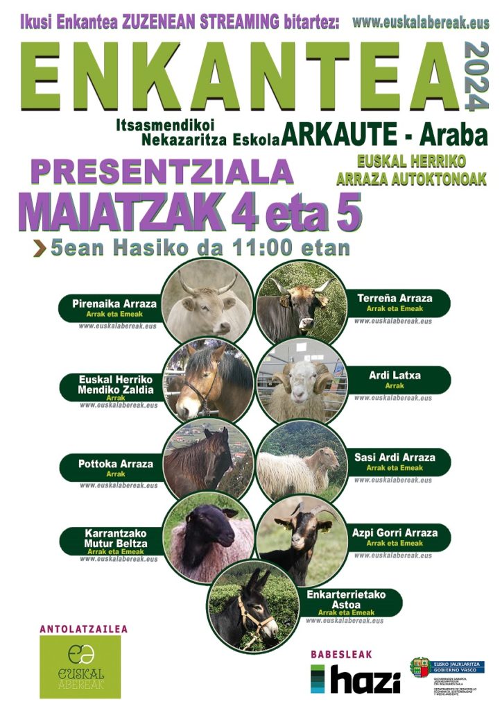 2024aren ARKAUTEKO Ganadu Enkante Ofiziala