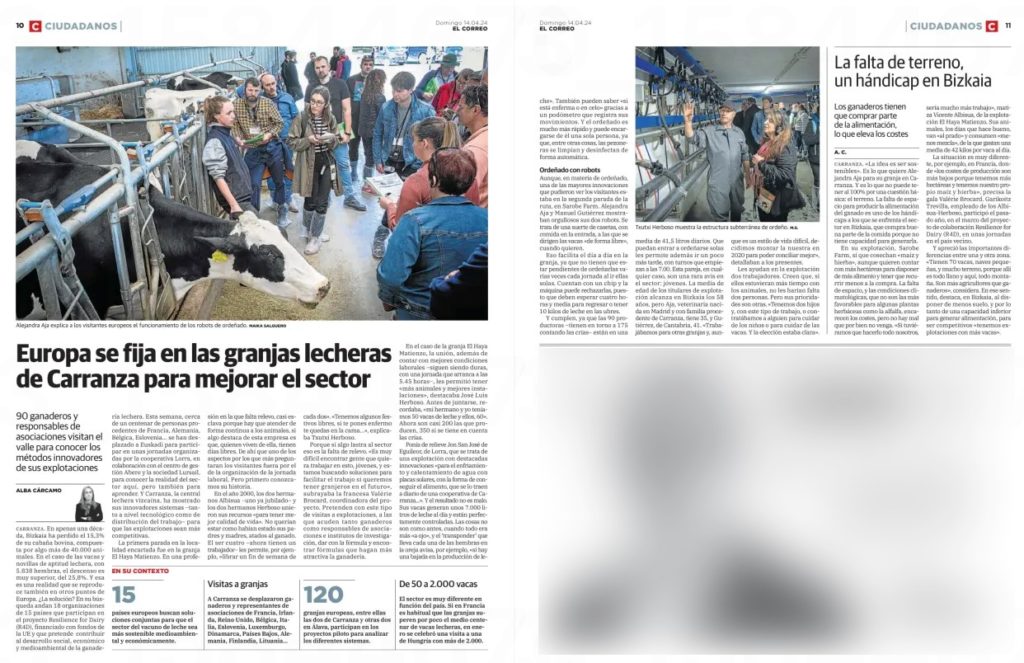 Albistea da Europako R4D proiektuak Euskadi bisitatu izana