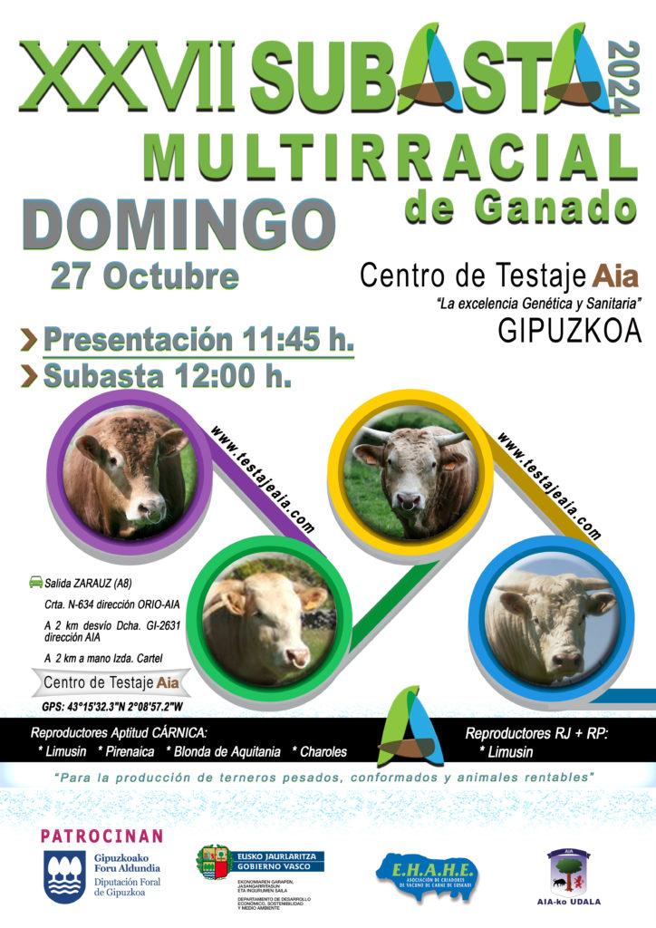 XXVII SUBASTA MULTIRRACIAL DE GANADO