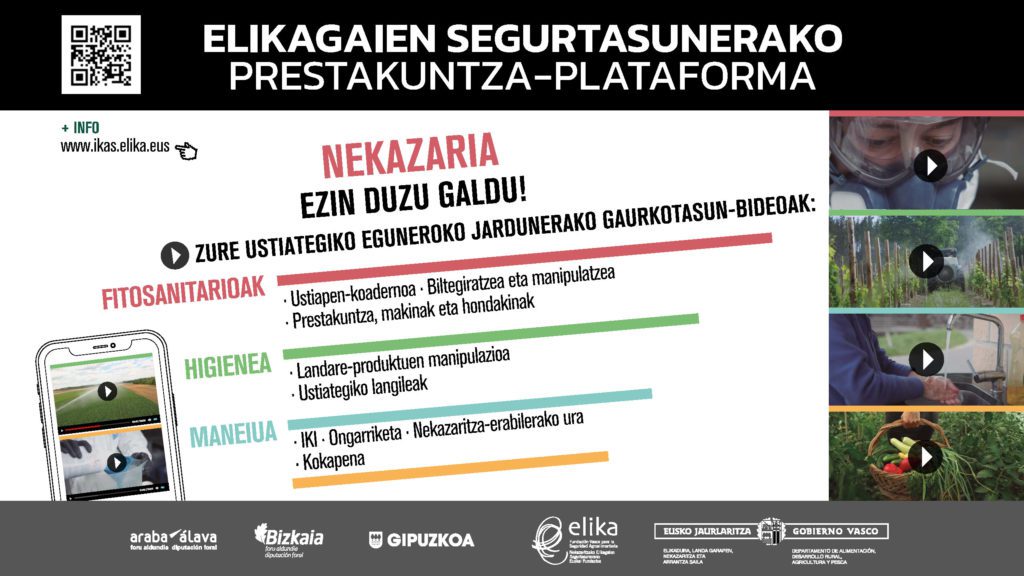 Nekazaritzako ustiategietako higiene eta erabilera fitosanitarioko plataformaren/ikastaroaren lurralde-topaketen balorazioa