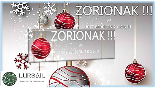 Gabon Zoriontsuak eta Urte Berri On