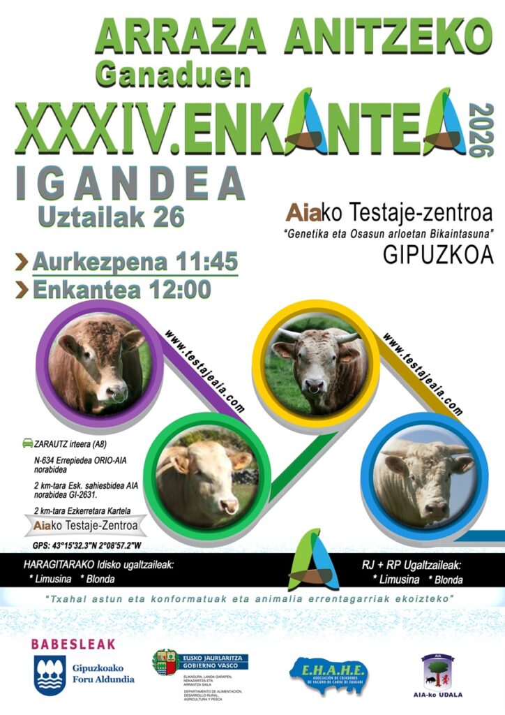 ARRAZA ANITZEKO GANADUEN XXXIV. ENKANTEA
