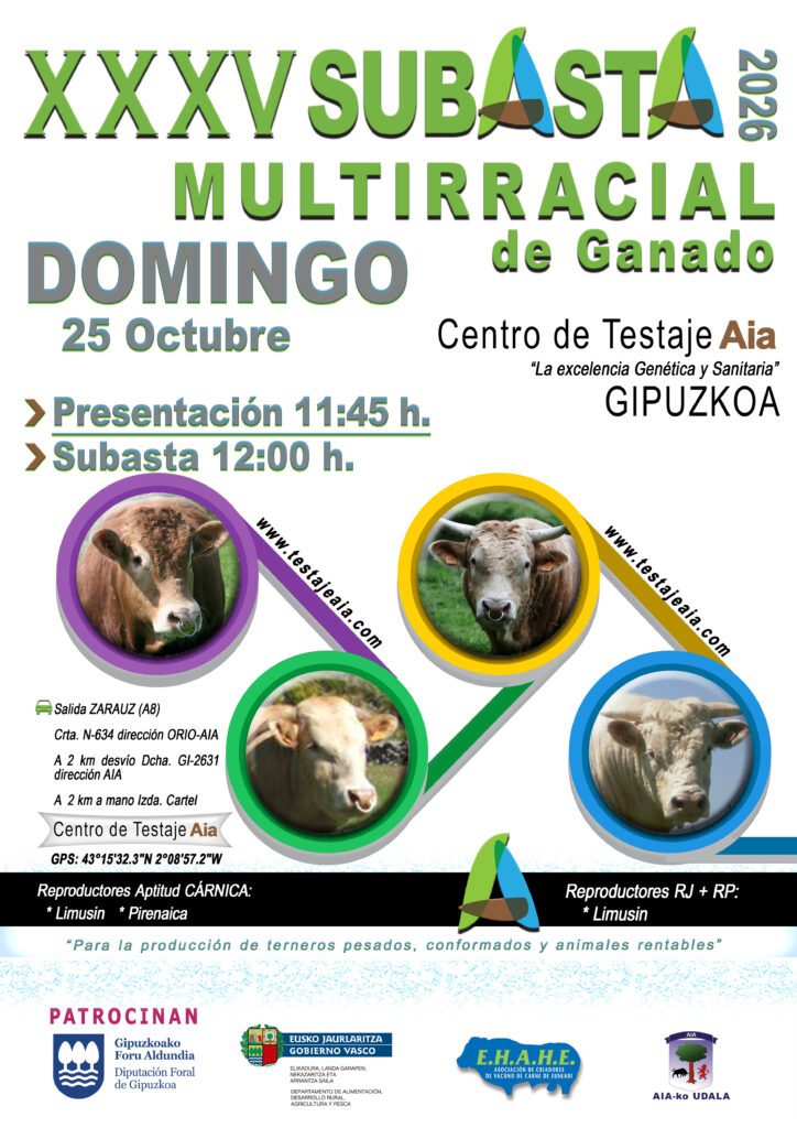 XXXV SUBASTA MULTIRRACIAL DE GANADO