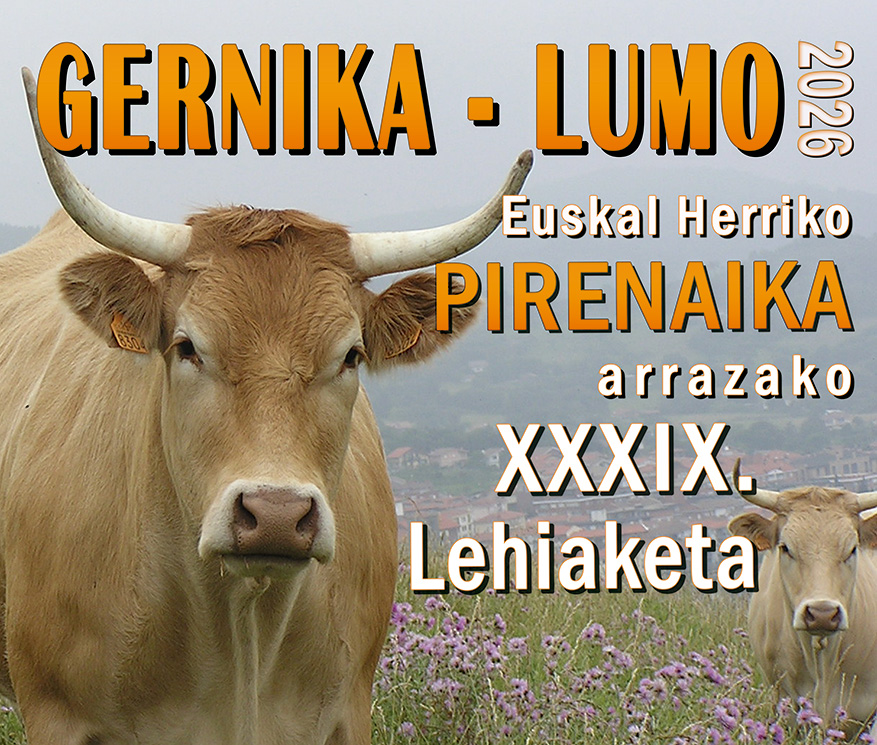 XXXIX CONCURSO de GANADO PIRENAICO de EUSKAL HERRIA