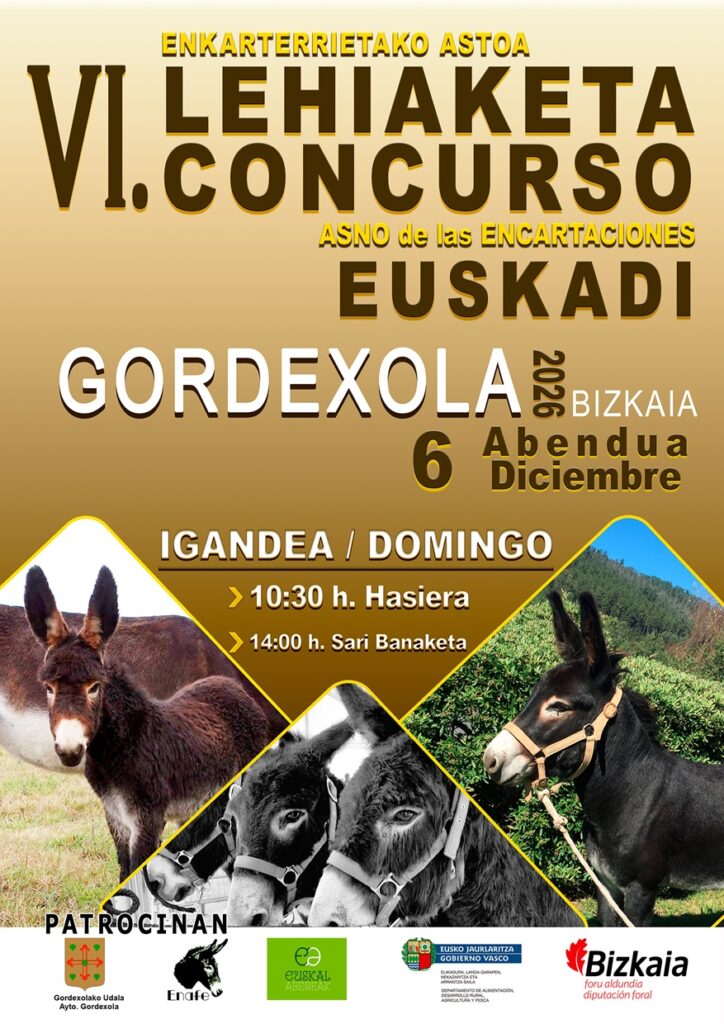 VI Concurso Morfológico del Asno de las Encartaciones de Euskadi